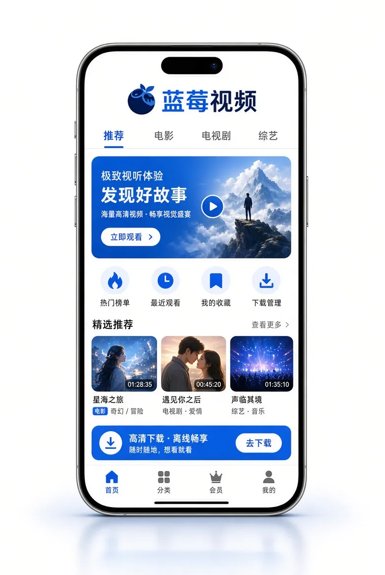 蓝莓视频APP服务
